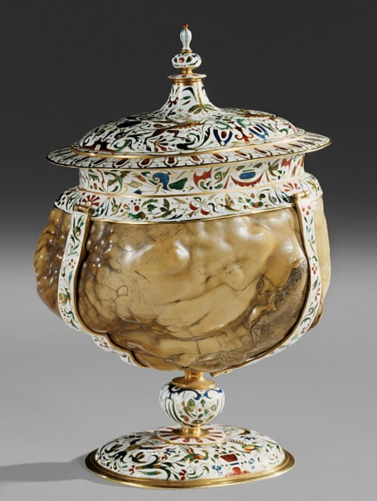 Covered bezoar cup belonging to Rudolf II, c.1600 by Jan Vermeyen, courtesy of the Kunsthistorisches Museum